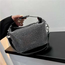 Designer womens handbag Fashion Inlaid Womens New High Quality Sparkling Chain Single Shoulder Crossbody Small Square Bag