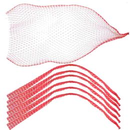 Storage Bags 100 Pcs Onion Mesh Pouches Sack Potatoes Vegetable Nylon Eggs Reusable Produce Fruit