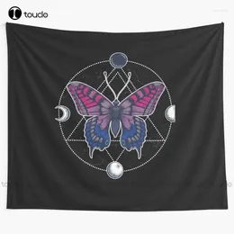 Tapestries Bisexual Butterfly Tapestry Love Wall Hanging For Living Room Bedroom Dorm Home Decor Art Decoration