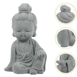 Garden Decorations Tea Pet Ornament Buddha Statue For Home Decoration Desktop Resin Craft Figurine Mini Statues Zen