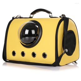 Cat Carriers Breathable Pet Dog Carrier Bag Go Out Carrying Folding Transparent Space