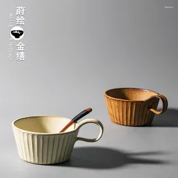 Mugs Vintage Stoare Milk Breakfast Cup Ceramic Microwave Oatmeal Coffee Creative Mug Meal