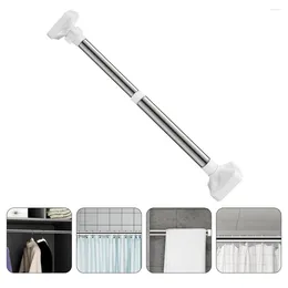 Shower Curtains Curtain Hole-free Rod Retractable Pole Tension Abs Stretchy Tower Rail