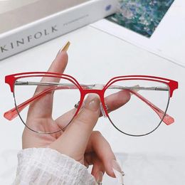 Sunglasses Fashion Women Square Blue Light Blocking Eyeglasses Optical Spectacle Computer Ultralight Eye Protection Glass Office Eyewear