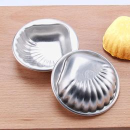 Baking Moulds Aluminum Alloy Sea Shell Shape Bath Bomb Mold Cake Pastry Mould Bakeware F20243790