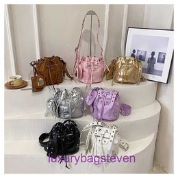 Designer Balencigs Le Cagole Tote bags for women online store 2024 Winter New Drawstring Womens Bag Fashion Bucket Rivet Motorcycle Three pie Have Real Logo
