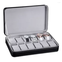 Watch Boxes 6/10/12 Girds Organizer Portable Zipper Case Bracelets Men's And Women's Multifunctional Display