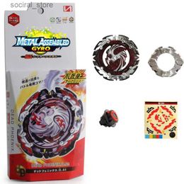 Spinning Top B-X TOUPIE BURST BEYBLADE SPINNING TOP B-131 Gyroscopic Toy Childrens Top Launcher Toy with Unidirectional Cable Launcher Handle L240402