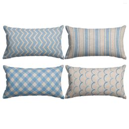 Pillow Baby Blue Cute Cover Linen Pillowcover 30x50cm Sofa Decorative S Throw Pillows Home Decor Pillowcase