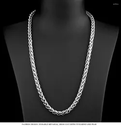 Chains Wheat Style Necklace 316L Stainless Steel Jewellery Waterproof Men Women Trendy Chain