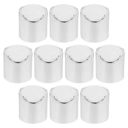 Liquid Soap Dispenser 10 Pcs Face Cleanser Lotion Bottle Lid Replacement Jar Cover Facial Cap Body Pump Emulsion