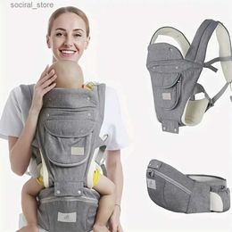 Carriers Slings Backpacks Ergonomic Baby Supplies Baby Carrier With Hip Seat Soft Cotton 3 In 1 Baby Carrier With Stool For Newborn At Home Outdoor Travel L45