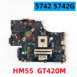 Motherboard For ACER Laptop 5742 5742G 5741G Motherboard GPU GT420M LA5893P LA5891P LA5894P 100% Test Work