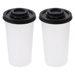 Dinnerware Sets 2Pcs Plastic Salt Shakers Portable Seasoning Bottle Picnic Pepper Bottles Container