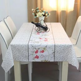 Table Cloth Dining PVC Tablecloth Printing Decoration Accessories Round