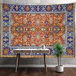 Tapestries Mandala Rug Pattern Tapestry Wall Hanging Boho Aesthetic Room Hippie Tapiz Art Witchcraft Home Decor