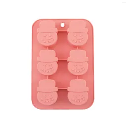 Baking Moulds 25.3x17.3cm Christmas Santa Snowman Silicone Candy Craft Resin Tools Cupcake Fondant Cake Decorating