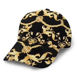 Fashion Baseball Caps Men Women Hip Hop Hat Summer Breathable Sun Unisex 3D European Flower Pattern Custom Drop 240327