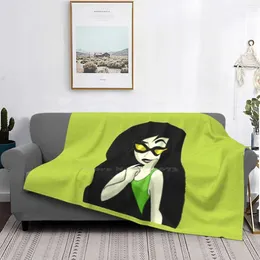 Blankets Shego Low Price Print Novelty Fashion Soft Warm Blanket Green Black Glasses Idea Cool Evil Bad Summer