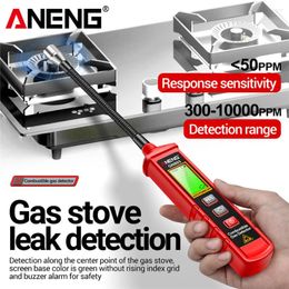 Gas Leak Detector Combustible 300-10000PPM Sound Screen Alarm Mini For Natural Methane