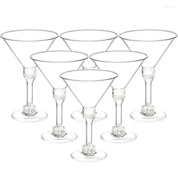 Wine Glasses 20Pcs Decorative Cups Clear Plastic Glass Party Kitchen Accessories Christmas