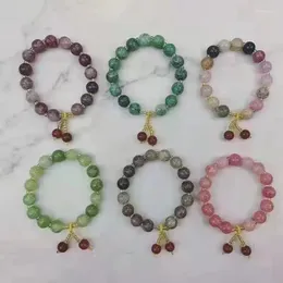 Strand 8mm Imitated Jade Stone Bracelet For Women Healing Crystal Stretch Braclets Cataclastic Texture Beads Bracelets Hand Jewellery