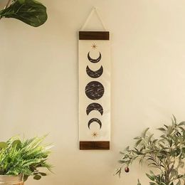 Tapestries Tapestry Moon Stars Background Fabric Living Room Wall Hanging Bedroom Bedside Home Decorations