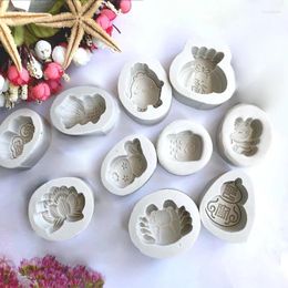 Baking Moulds Lotus Fortune Bag Goldfish Multi-style Shape Mooncake Pastry Silicone Mold Blessing DIY Mousse Chocolate Cake