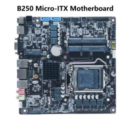 Motherboards B250 Motherboard MicroITX LGA1151 Dual Channel DDR3 1066/1333/1600MHz 16GB 204Pin DDR3 S0DRAM Slot Support 6/7/8/9th Gen CPU