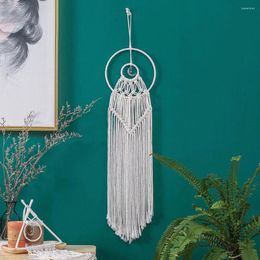 Tapestries Wall Hanging Macrame Dream Catcher Nordic Style Tassel Tapestry Boho Decoration Home Hand-woven Bedroom Background Room Decor