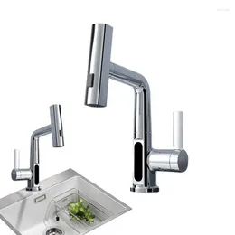 Bathroom Sink Faucets Washbasin Faucet Rotating Spring With Pull-out Sprayer And Cold Water Dispensers Taps For Kitchen