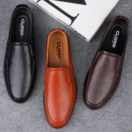 Casual Shoes Soft Men's Luxe Loafers 2024 Mens Slip On Stylish Elegantes Men Leather Dress Male Comfortable Driving Shoe