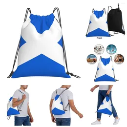 Backpack Field Pack Scottish Flag Funny Novelty Drawstring Bags Gym Bag