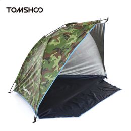 2 Persons Camping Tent Single Layer Outdoor Tent Anti UV Beach Tents Sun Shelters Awning Shade for Fishing Picnic Park 240329