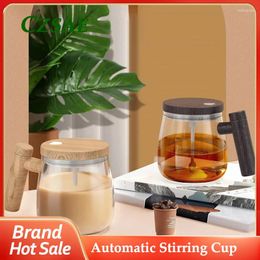 Mugs Portable Automatic Electric Stirring Cup 400L Scandinavian Simple Office Glass Coffee Milk Tea Cups