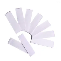 Bath Mats 10 Pcs Heavy Duty Double Sided Tape Hook Loop Adhesive Stickers White