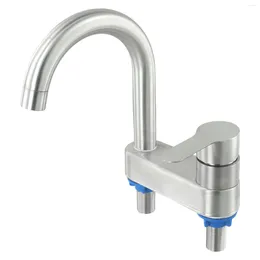 Bathroom Sink Faucets Multi Process Surface Anti Corrosion 304 Stainless Steel Basin Faucet For Durable Use Cold And Mixer Tap Single Handle