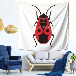 Tapestries Firebug Wall Decor Tapestry Easy To Hang Bedroom Customizable Gift Polyester Bright Color