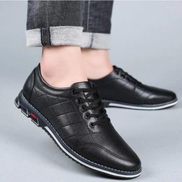 Casual Shoes Leather For Men Fashion Male Business Office Comfort Work Loafers Drop Sapato Masculino