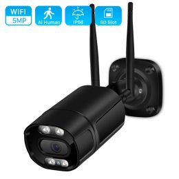 Cameras Cloud 5mp Wifi Ip Camera Outdoor 3mp Colour Infrared Night Vision Security Camera Wifi 1080p Hd Ai Human Detect Wireless Camera