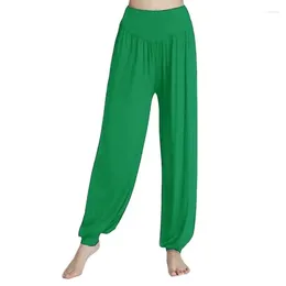 Active Pants 2024 High Waist Loose Yoga Plus Candy Color Bloomers Fashion Comfortale Summer Sport Wear For Dancing