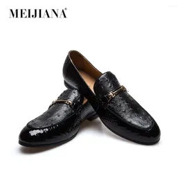 Casual Shoes Men Pu Leather Italian Loafers Moccasins Slip On Mens Driving Black Brown Plus Size 47