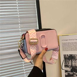 Designer womens handbag Womens New Camera Crossbody Small Square Wide Shoulder Versatile Fashion Commuter Messenger Bag