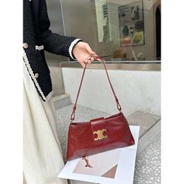Handbag Designer 50% Discount on Hot Brand Women's Bags Fashionable Arc De Chain Underarm Bag Single Shoulder Crossbody Womens Leather Trapezoidal Small