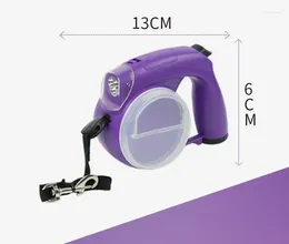 Dog Collars The With Artefact 5m Automatic Retractable Can Leash Walking Cats Trash Box For Food Pet