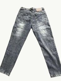 Mens Pants Designer L Brand Trousers for Mens Jeans Trends High End Quality Biker Slim Fit Motorcycle Mans Jeans Men Sweatpants Straight Denim Pants