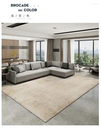 Carpets GBB5017 Modern Minimalist Dark Green Carpet Living Room Nordic Style Bedroom Light Luxury Large Area