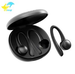 Vitog T7 Pro TWS 50 Wireless Bluetooth Earphone HiFi Stereo earhook headphones Sports Headset With Charging Box For All Smart Pho2331829