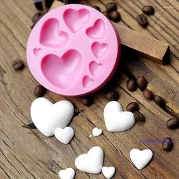 Baking Moulds Various Love Heart Shape Silicone Cake Mould Chocolate Mould For Soap Cookies Fondant Tools Decorating