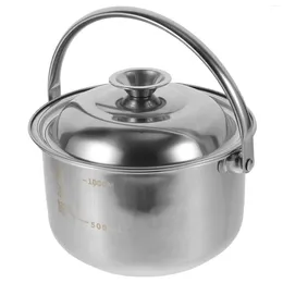 Storage Bottles Stainless Steel Lard Tank Oil Basin Metal Pot Baking Mixing Bowl Kitchen Gadget Bowls